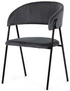 Szürke Bársony Étkezőszék. DCL-X7130 GREY2