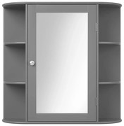 Fürdőszobai szekrény, szürke