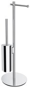 OMNIRES MP60810CR - Toalettpapír és WC kefe tartó MODERN PROJECT króm