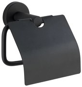 WENKO 24241100-BOSIO BLACK WC-papírtartó 15x13,5 cm rozsdamentes acél/ezüst