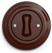 Kliklap - Retro keresztkapcsoló 7-es kerettel barna