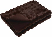vidaXL Csúszásgátló műszőrme takaró Olite Teve 130 x 150 cm Poliészter