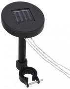 pavilon LED fényfüzér napelemes panellel