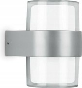 Briloner Led kültéri fali lámpa ezüst 2x8W IP44 320404TF