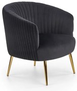 Crown fotel, fekete / arany