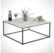 Kávésasztal ROYAL 43x75 cm fekete/fehér