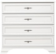 KENTAK KOM4S komód, alpesi fehér