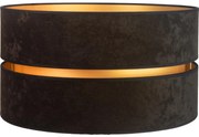 Duolla - Univerzális DUO E27 lámpabúra 40 cm fekete/arany