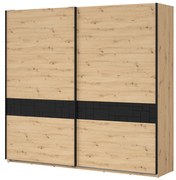 Ruhásszekrény Pont SZF/240 (artisan tölgy + matt fekete). Akció -18%. 1063046
