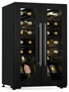 Klarstein Shiraz Weinkühlschrank| 2 Kühlzonen, Touch-Steuerung, LED-Beleuchtung, freistehend