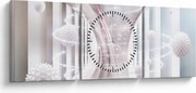Kép - Törékeny örvény (órával) (90x30 cm)