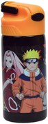 Naruto Fire alumínium kulacs akasztóval 500 ml