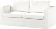 Dekoria Karlstad 2 személyes kinyitható kanapé huzat Ikea fehér