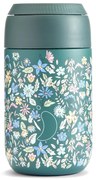 Chilly's Bottles termosz bögre - Pine Green 340ml, Summer Sprigs/Series 2 edition
