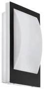 Eglo 79577 - Kültéri fali lámpa FLAMMIGNANO 1xE27/9W/230V IP44 fekete