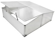 vidaXL Üvegház 4 Fedél 108x41x110 cm