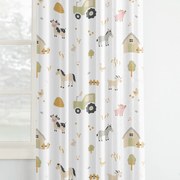 Goldea gyerek pamut függöny - élet a farmon 140x150 cm