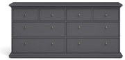 Szürke alacsony komód 183x87 cm Paris – Tvilum