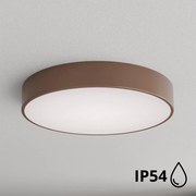 Brilagi - CLARE fürdőszobai mennyezeti lámpa 4xE27/24W/230V, átmérő 50 cm, IP54, barna