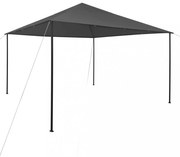 antracitszürke pavilon 4 x 4 x 3 m 180 g/m²