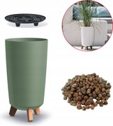 Kerek virágtartó lábakkal Gracia Tubus DGTL200 keramzit 1l