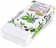 EMI OLIVE OIL mintás 3 db-os konyharuha szett