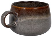 Szürke agyagkerámia bögre szett 4 db-os 500 ml Selma – House Nordic