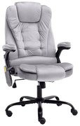világosszürke bársony masszázs irodaszék