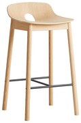 Bárszék "Mono", 65 cm, 2 változat - Woud Variáns: tölgyfa, világos lakk
