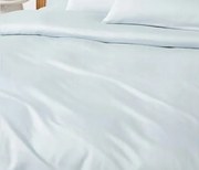 Comfort pamut-szatén paplanhuzat S 240 x D 220 cm kék