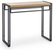 Bolivar asztal, arany tölgy / fekete