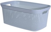 Excellent tiszaruha kosár szürke, 35 l