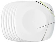 Orion GREEN sekély tányér, 6 db