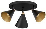 Argon 6244 - Spotlámpa LUCINDA 3xE14/7W/230V fekete