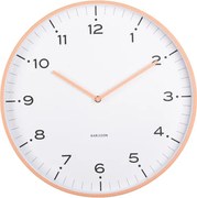 Karlsson 6011OR design falióra narancssárga, átmérő 40 cm