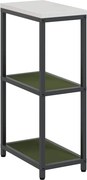 vidaXL Konyhai Tárolás polcokkal Olajzöld 60 x 50 x 92 cm Acél