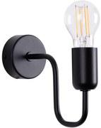 Sollux SL.1445 - Fali lámpa VECTOR 1xE27/15W/230V fekete