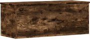 vidaXL füstös tölgy színű szerelt fa tárolóláda 90 x 35 x 35 cm