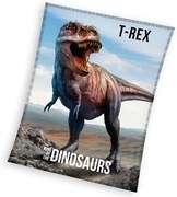 Dinoszaurusz T-Rex coral fleece polár takaró 130x170cm