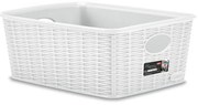 STEFANPLAST Tárolókosár Elegance M High, fehér