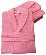 Frottír unisex fürdőköpeny Rózsaszín TiaHome - S/M