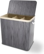 Bambusz szennyestartó kosár 150 l fedéllel és zsákkal