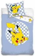 Carbotex Gyermek pamut ágynemét PokémonEgyedülálló Pikachu, 140 x 200 cm, 70 x 90 cm