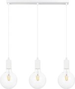 Csillár zsinóron MIROS 3xE27/60W/230V fehér