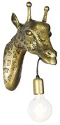 Okos fali lámpa sárgaréz, Wifi G95-tel - Animal Giraffe