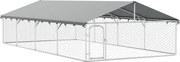 vidaXL kültéri kutyakennel tetővel 600 x 300 x 150 cm