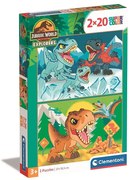 Dinoszaurusz Explorers 2x20 db-os puzzle Clementoni