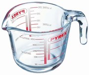 Pyrex üveg mérőpohár 0,25 l, 9 x 8 cm, 250 ml