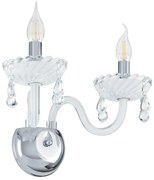 Eglo 39116 - Fali lámpa CARPENTO 2xE14/40W/230V