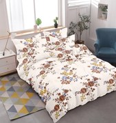 Mikroszálas ágyneműhuzat LISORIA krémszínű Ágyneműhuzat mérete: 70 x 80 cm | 140 x 200 cm